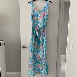 Dressy Lilly Pulitzer Chiffon Maxi!  NWT!